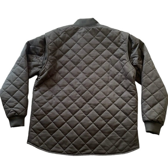 Holmes Workwear - Men’s Quilted Freezer Jacket - Picture 4 of 6